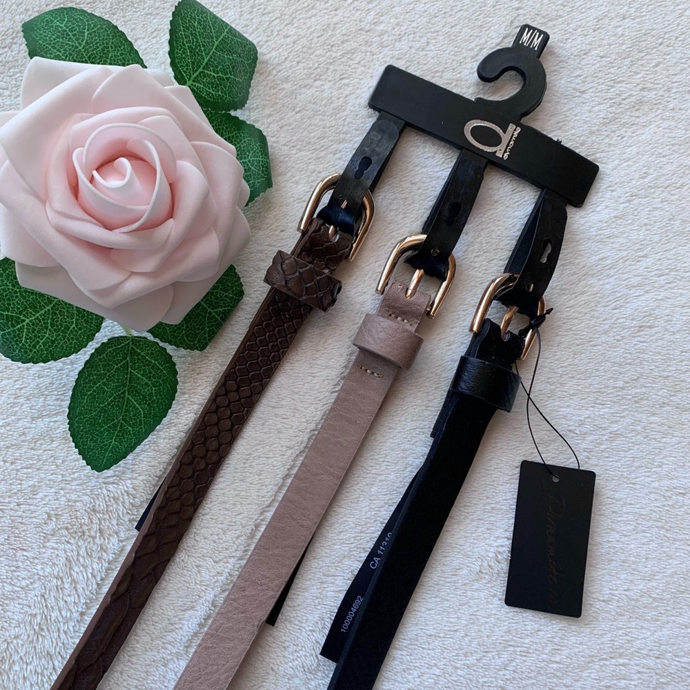 NWT Dynamite Belt Trio Set